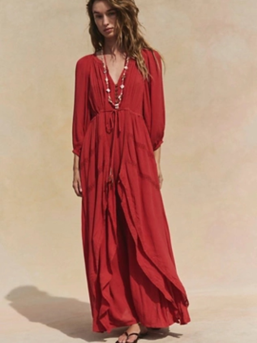 NWT Free People Red Maxi